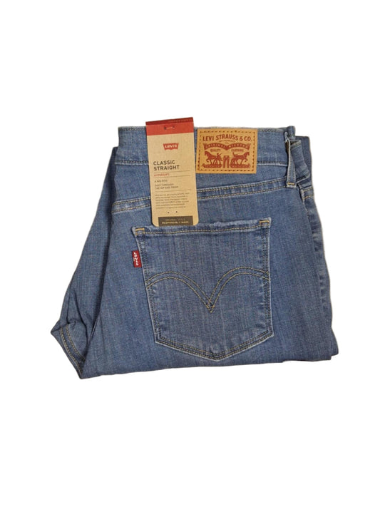 Women's Levi's Classic Straight Leg Jeans - Lapis Speed - 12M (31x30) - NWT