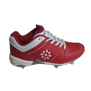 Women's Rip-It Diamond Metal Softball Cleats - Scarlet & White - 8 - NIB