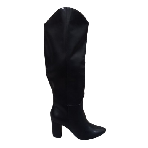 Women's Ulmar Knee High Block Heel Boots - Black - 7 - NIB
