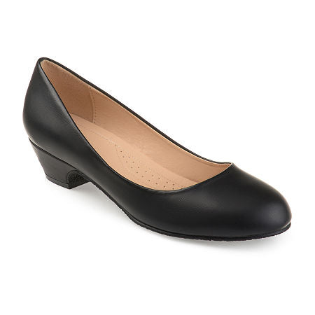 Women's Journee Collection Saar Block Heel Pumps - Black - 8.5 - NIB