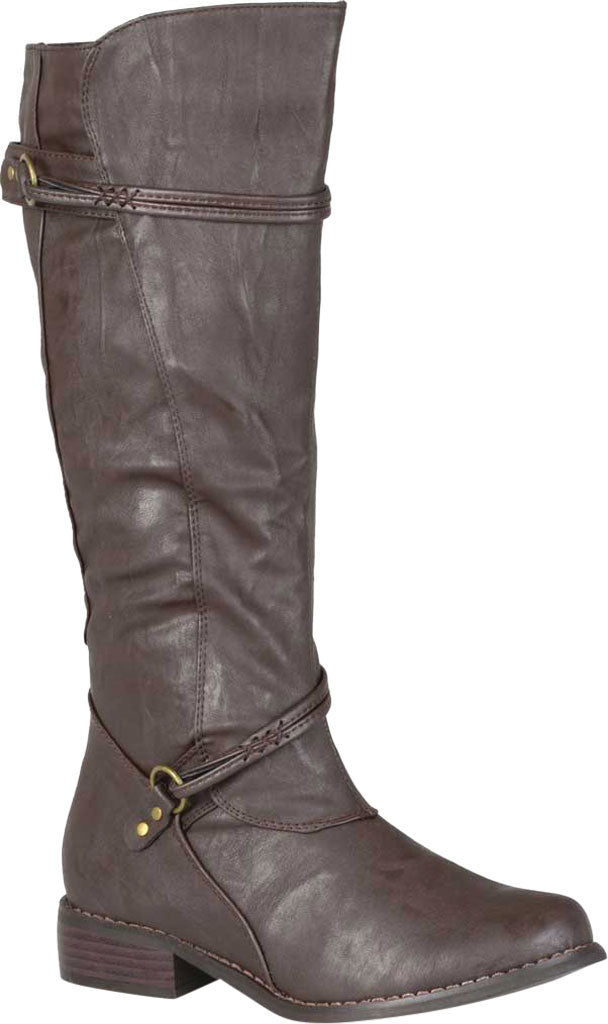 Women's Journee Collection Harley Riding Boots - Brown - 8 - NWOB