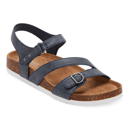 Women's Btrue by Baretraps Patty Strap Sandals - Navy - 8.5 - NIB