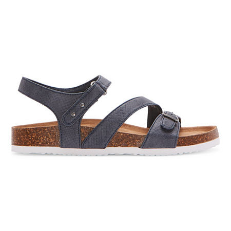 Women's Btrue by Baretraps Patty Strap Sandals - Navy - 8.5 - NIB