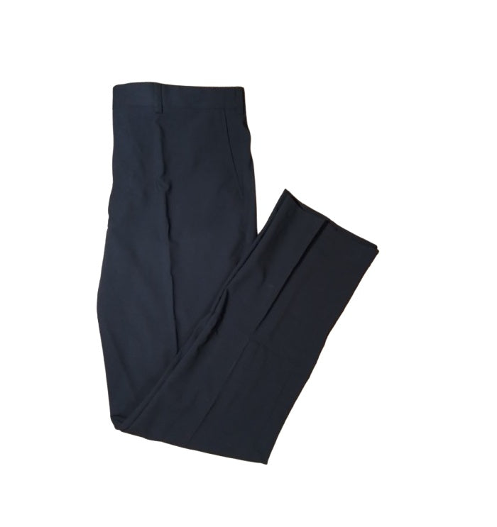 Lands' End Men's Comfort Stretch Plain Front Trousers - Black - 38x34 - NWOT