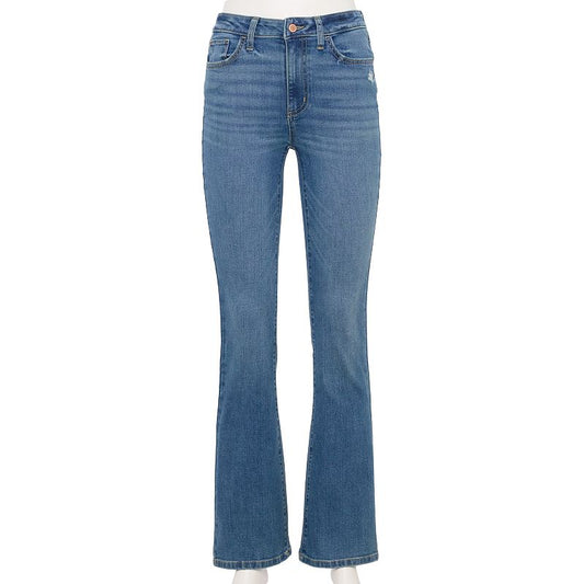 Women's Sonoma Goods For Life High-Waisted Flare Leg Jeans - Med Wash - 10 - NWT