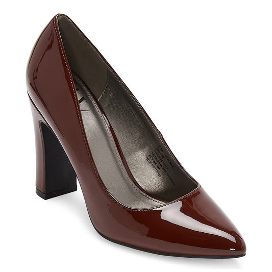 Women's Worthington Zool Pointed Toe Block Heel Pumps - Coco - 10 - NIB