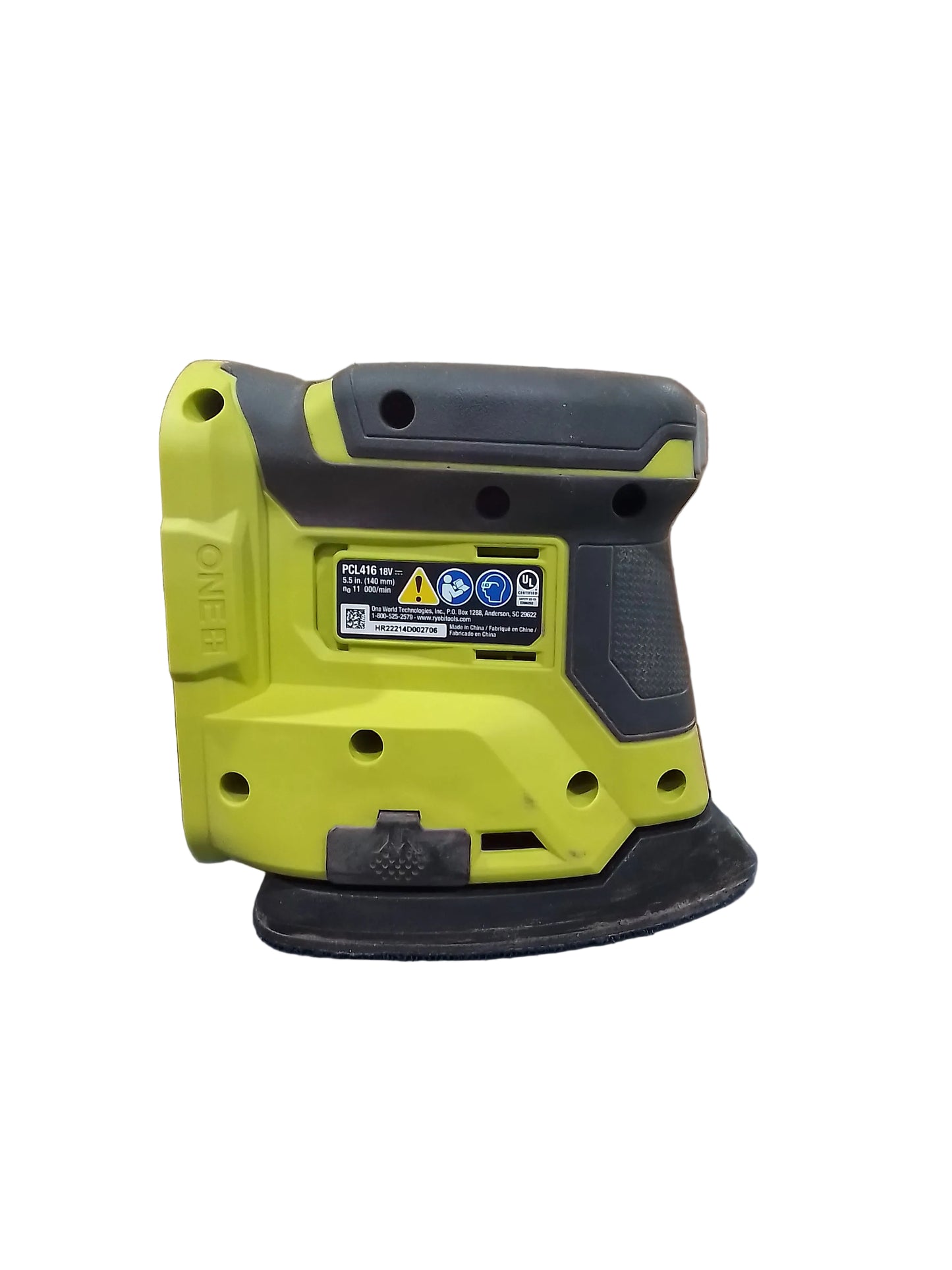 Ryobi 18v Corner Cat Finish Sander PCL416 Tool Used / Dirty
