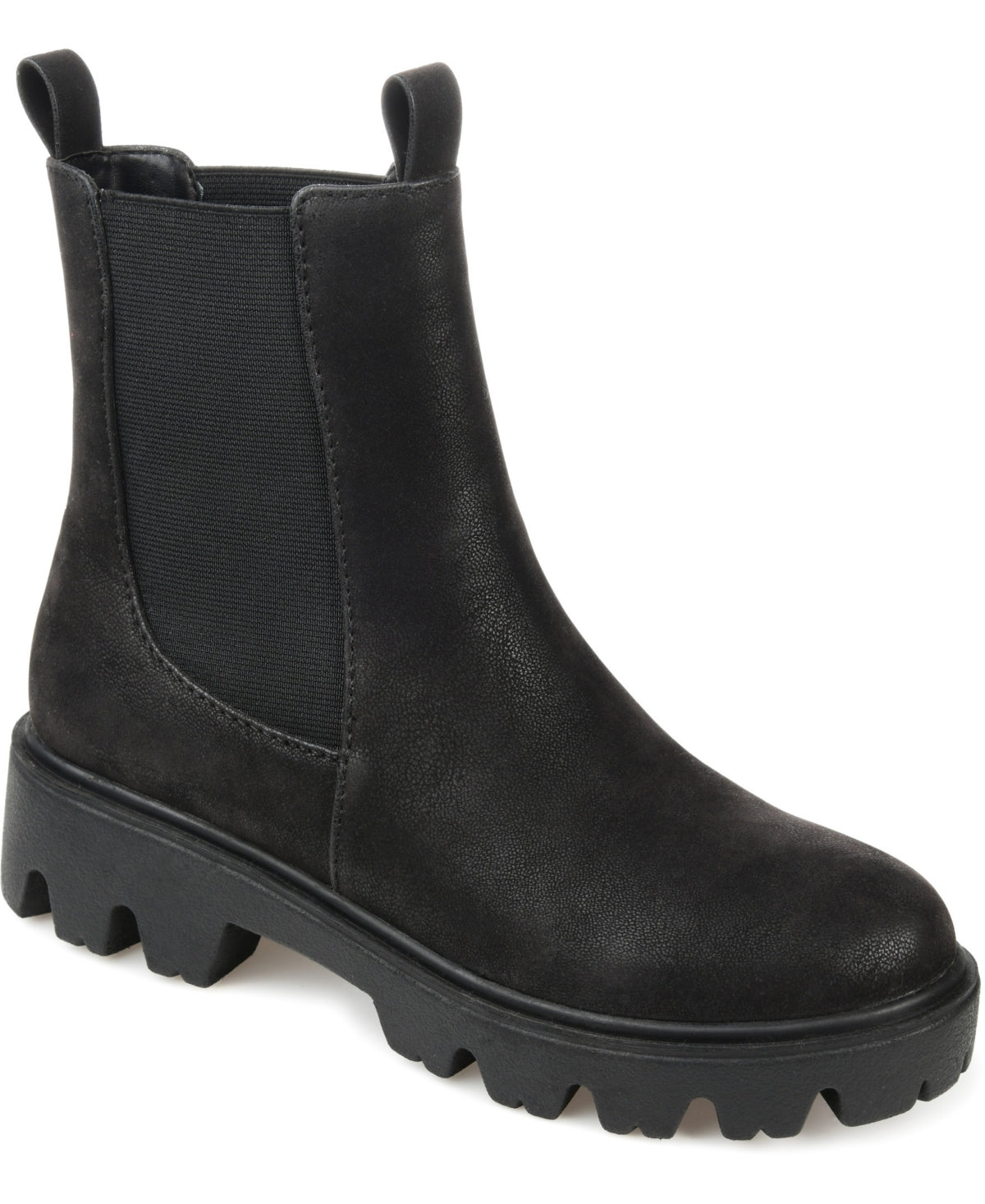 Women's Journee Collection Ivette Chelsea Boots - Black - 7 - NWOB