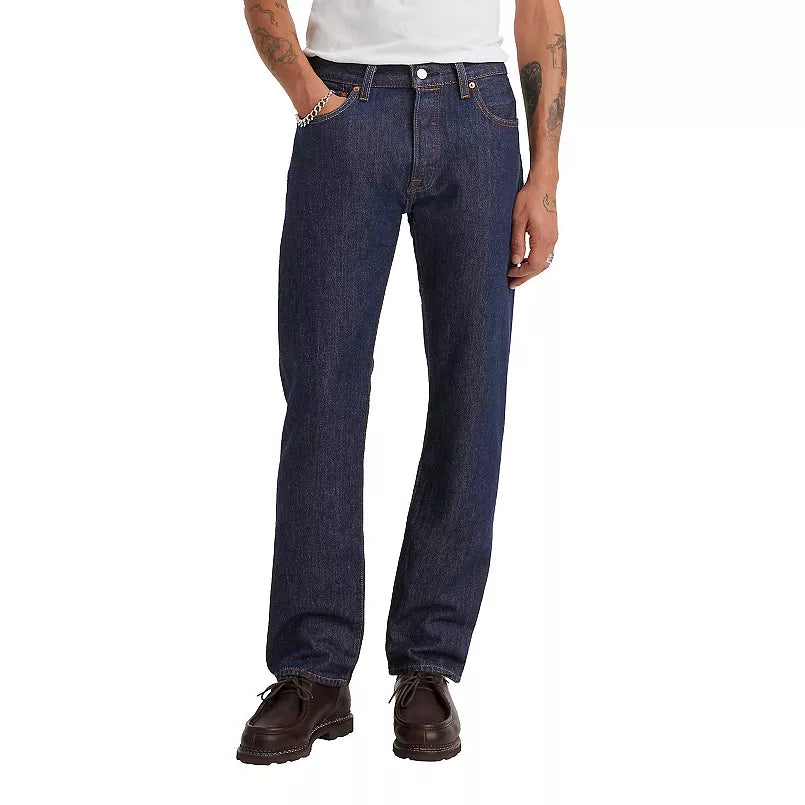 Men's Levi's 501 Original Fit Button Fly Jeans - Prewash Indigo - 40x34 - NWT