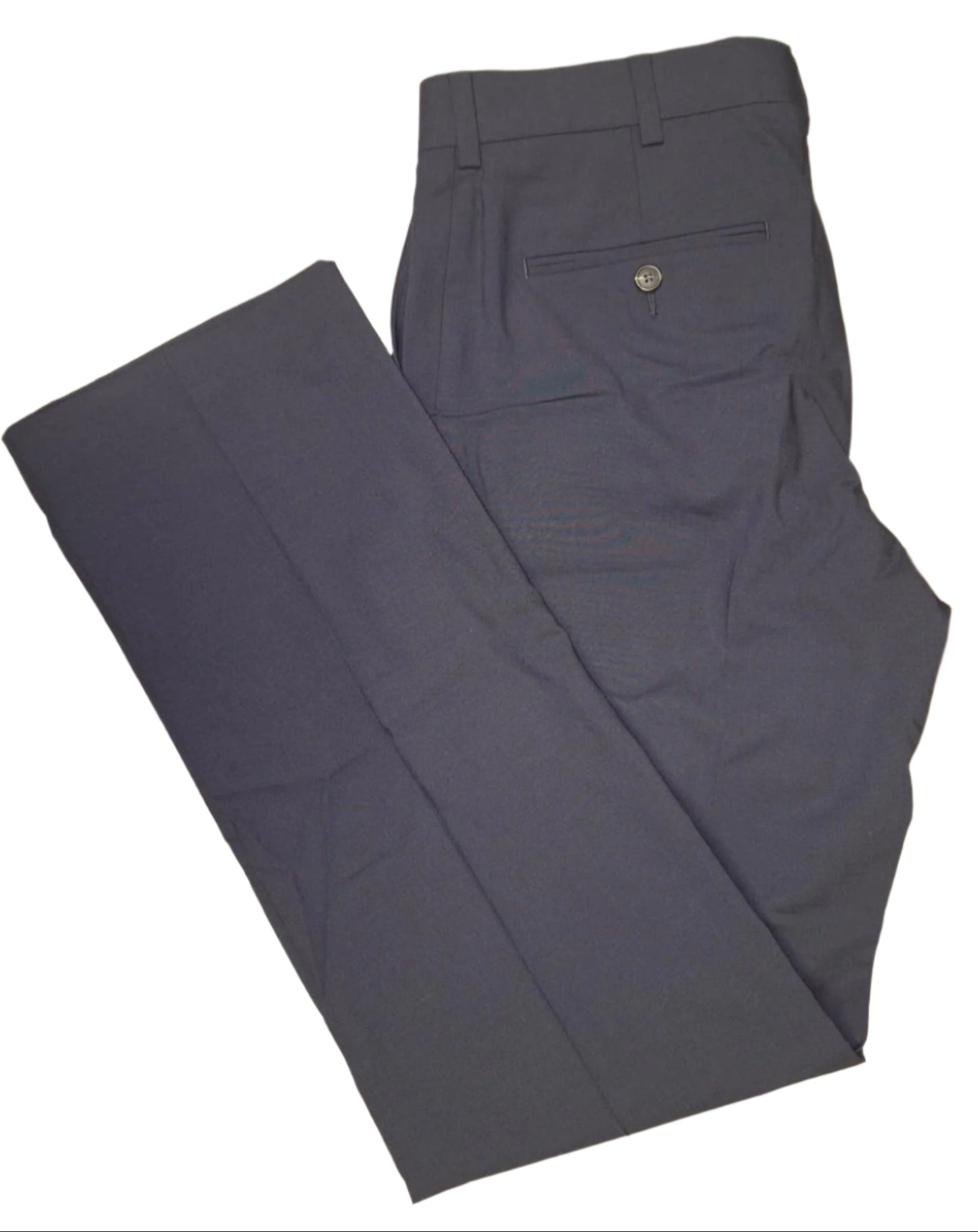 Lands' End Men's Comfort Stretch Tailored Fit Wool Pants 31x32 NWOT