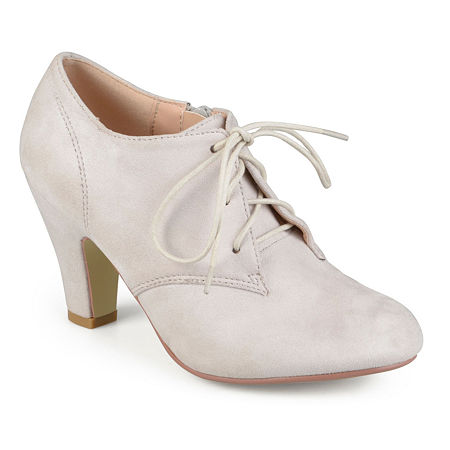 Women's Journee Collection Leona Dress Bootie - Stone - 7.5W - NWOB