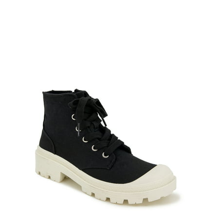 Women's Portland JoJo Canvas Lug Sole Sneakers - Black - 10 - NIB