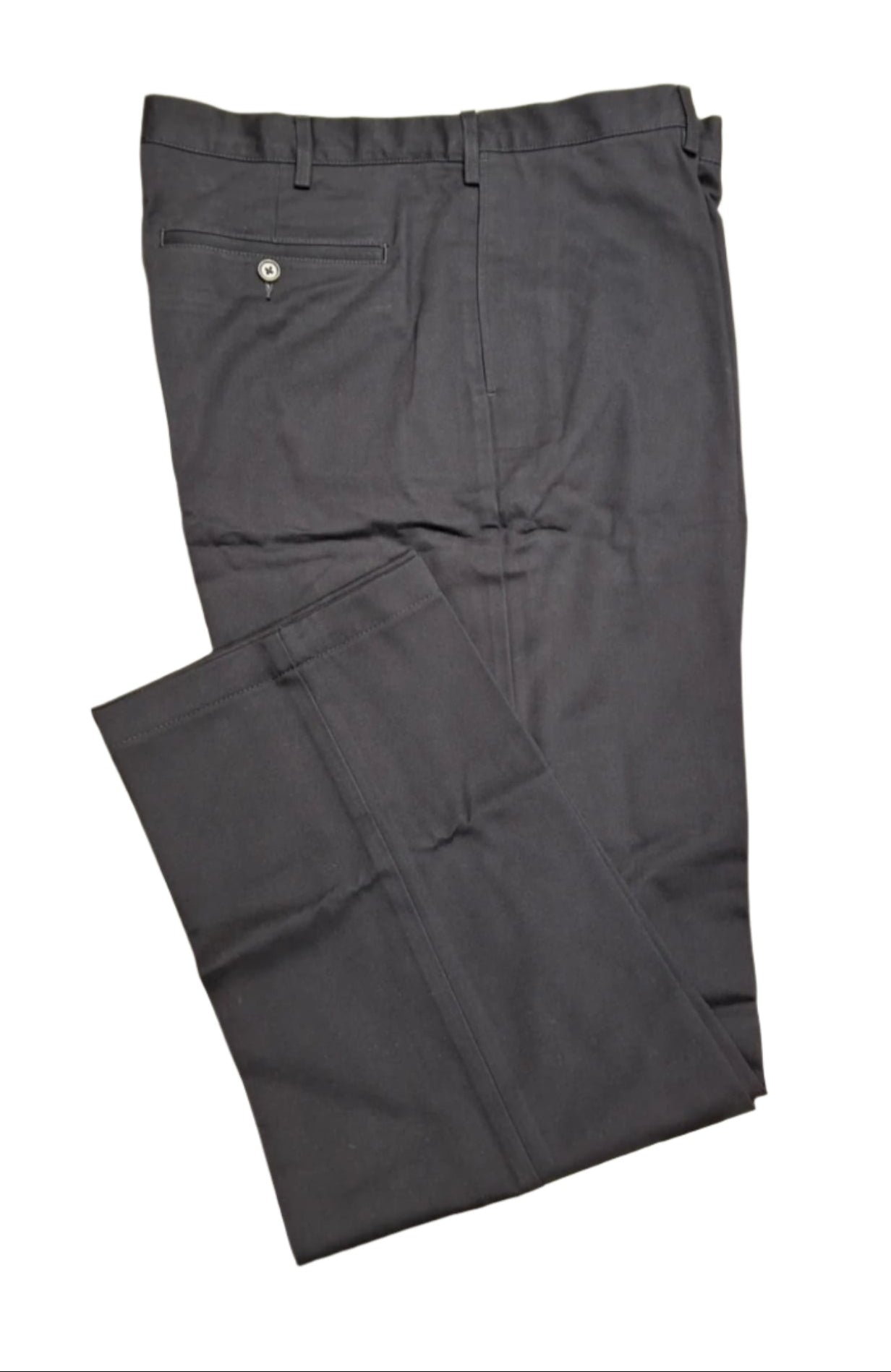 Lands' End Men's Comfort Waist Flat Front Chino Pants 37x32 NWOT