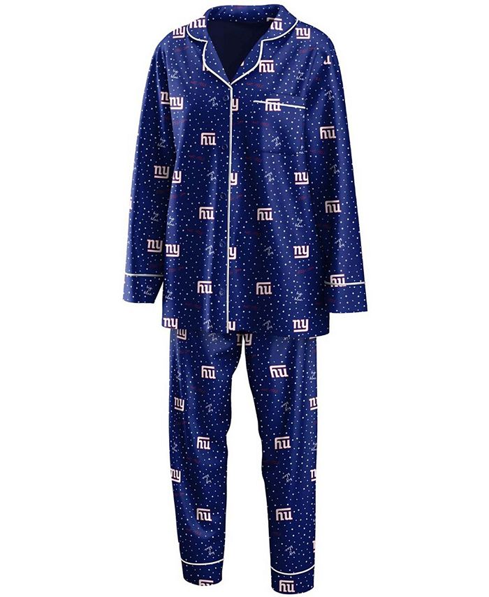 Women's Wear by Erin Andrews New York Giants Pajama Set - Large