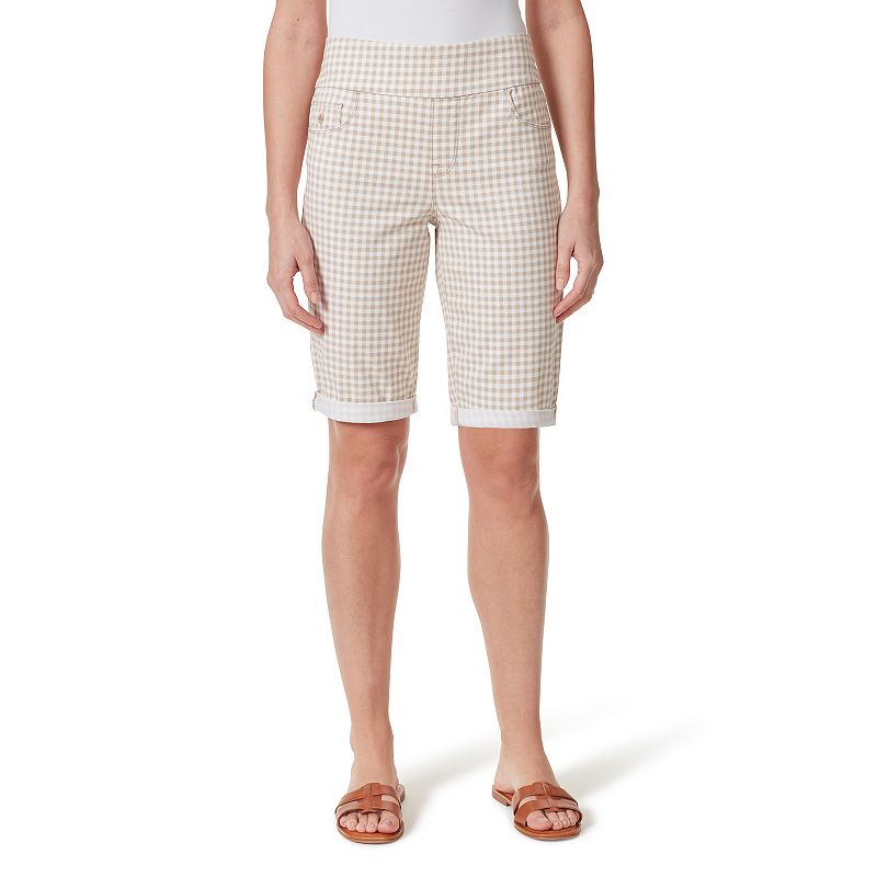 Women's Gloria Vanderbilt Amanda Wide Waistband Bermuda Shorts - 6P - NWT