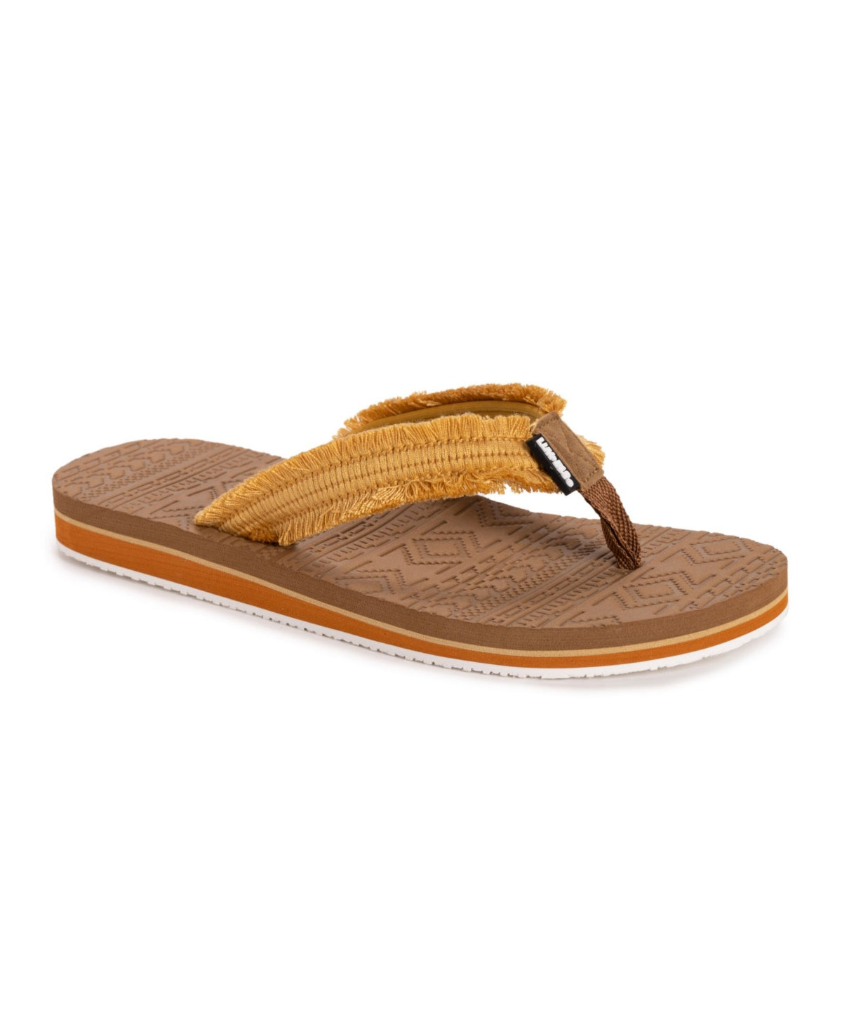 Women's Lukees by Muk Luks Sand Dollar Flip Flops - Sunrise - 10 - NIB