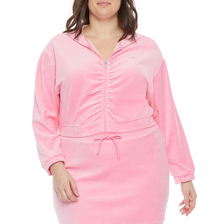 Juicy by Juicy Couture Plus Women's Zipper Hoodie-NWT