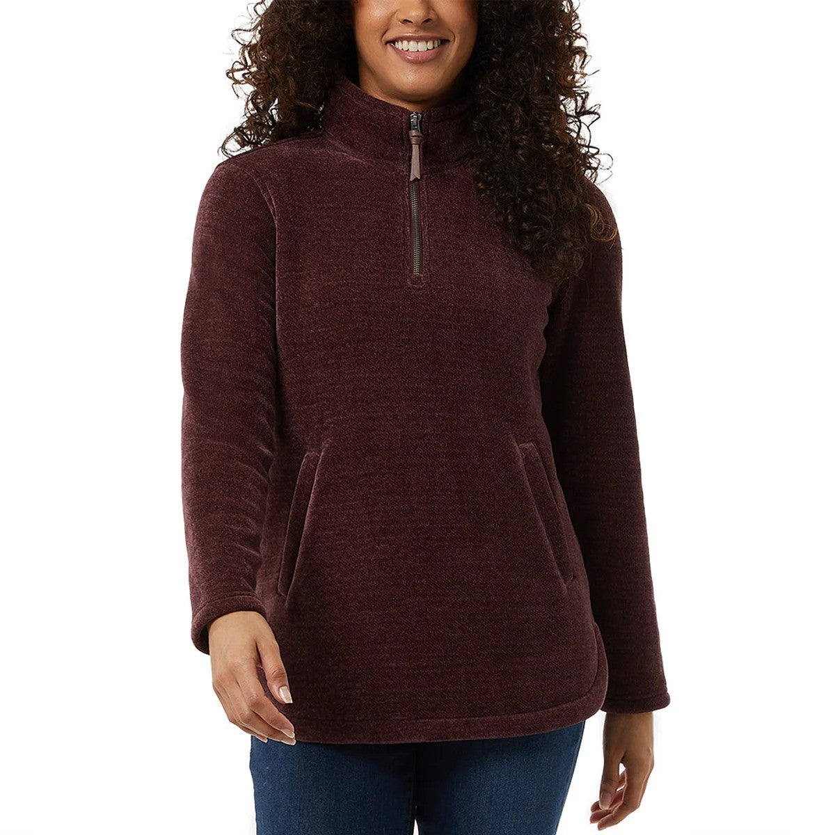 32 Degrees Women's Quarter Zip Pullover Various Sizes Purple NWT