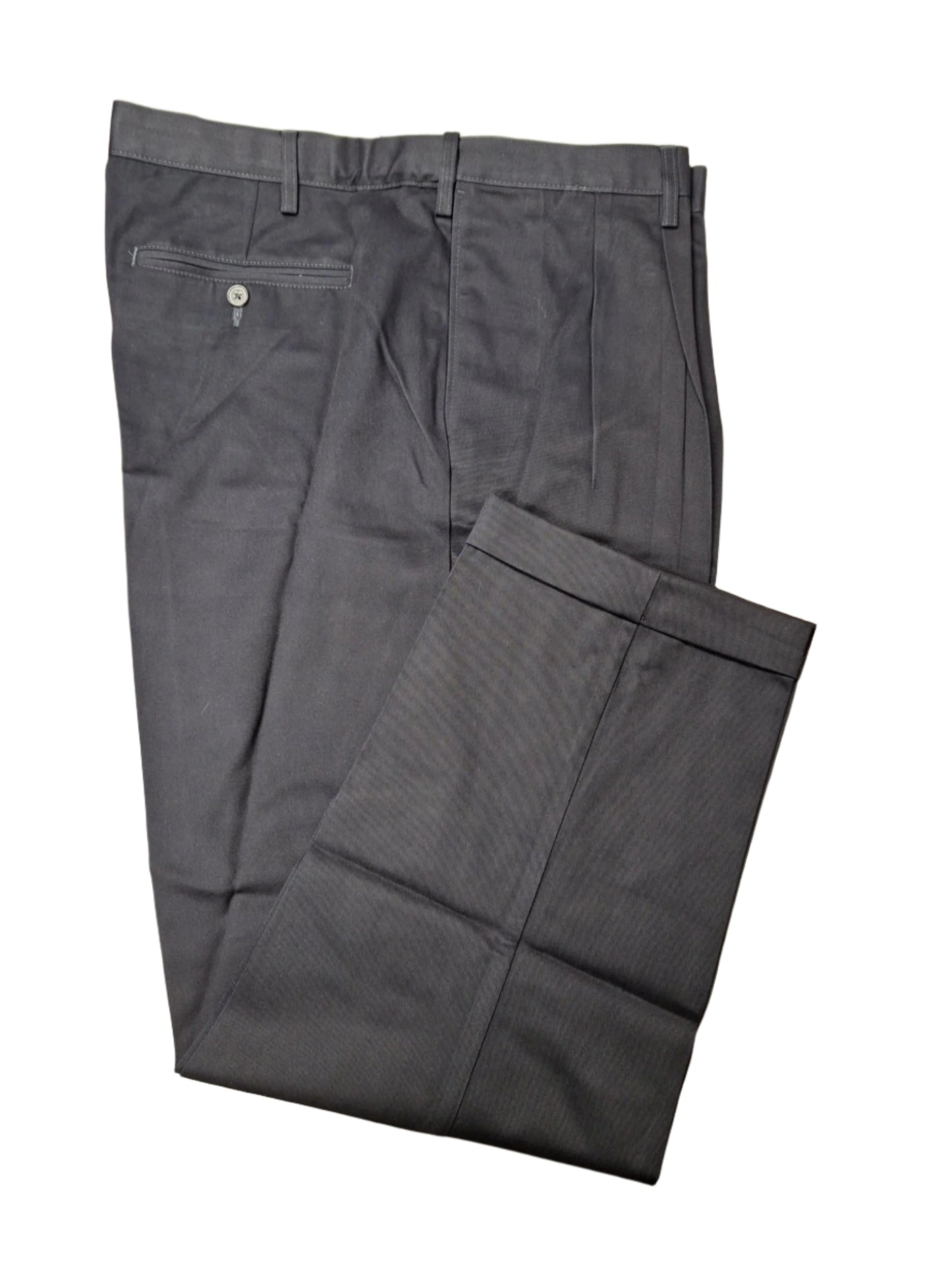Lands' End Men's No Iron Comfort Waist Pleated Front Chino Pants 38x29 NWOT