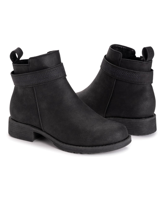 Women's Muk Luks Bianca Barbara Ankle Boots - Black - 9 - NIB