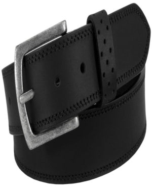 Men's Florsheim Jarvis 40mm Leather Belt - Black - 42 - NWT