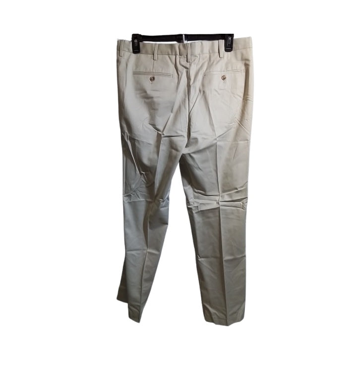 Lands' End Men's No Iron Traditional Fit Twill Pants 37x34 NWOT