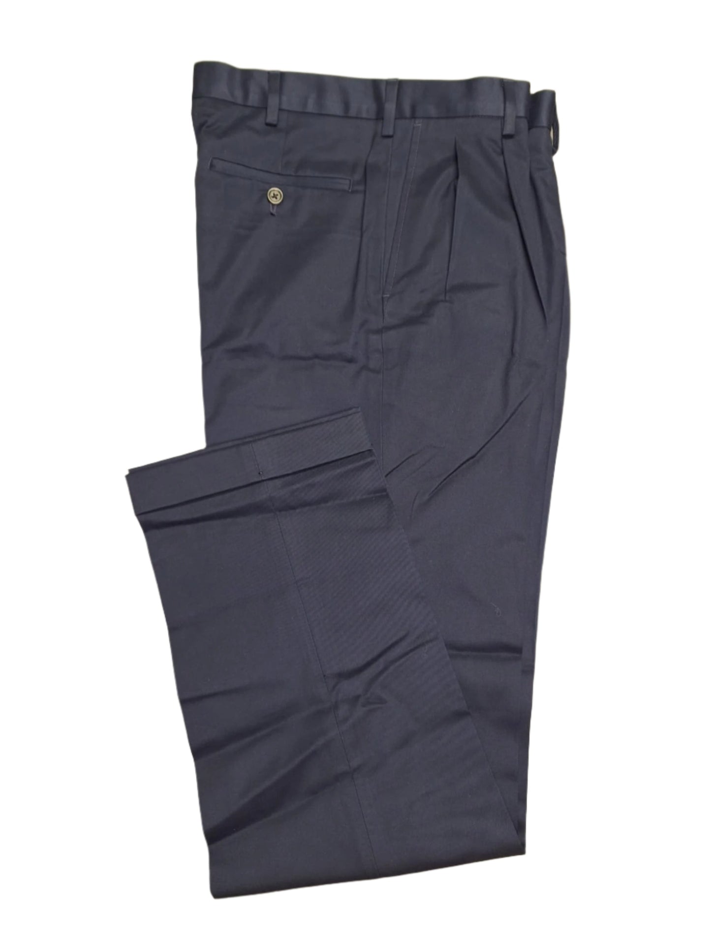 Lands' End Men's Traditional Fit Pleated Front Twill Pants 30x32 NWOT