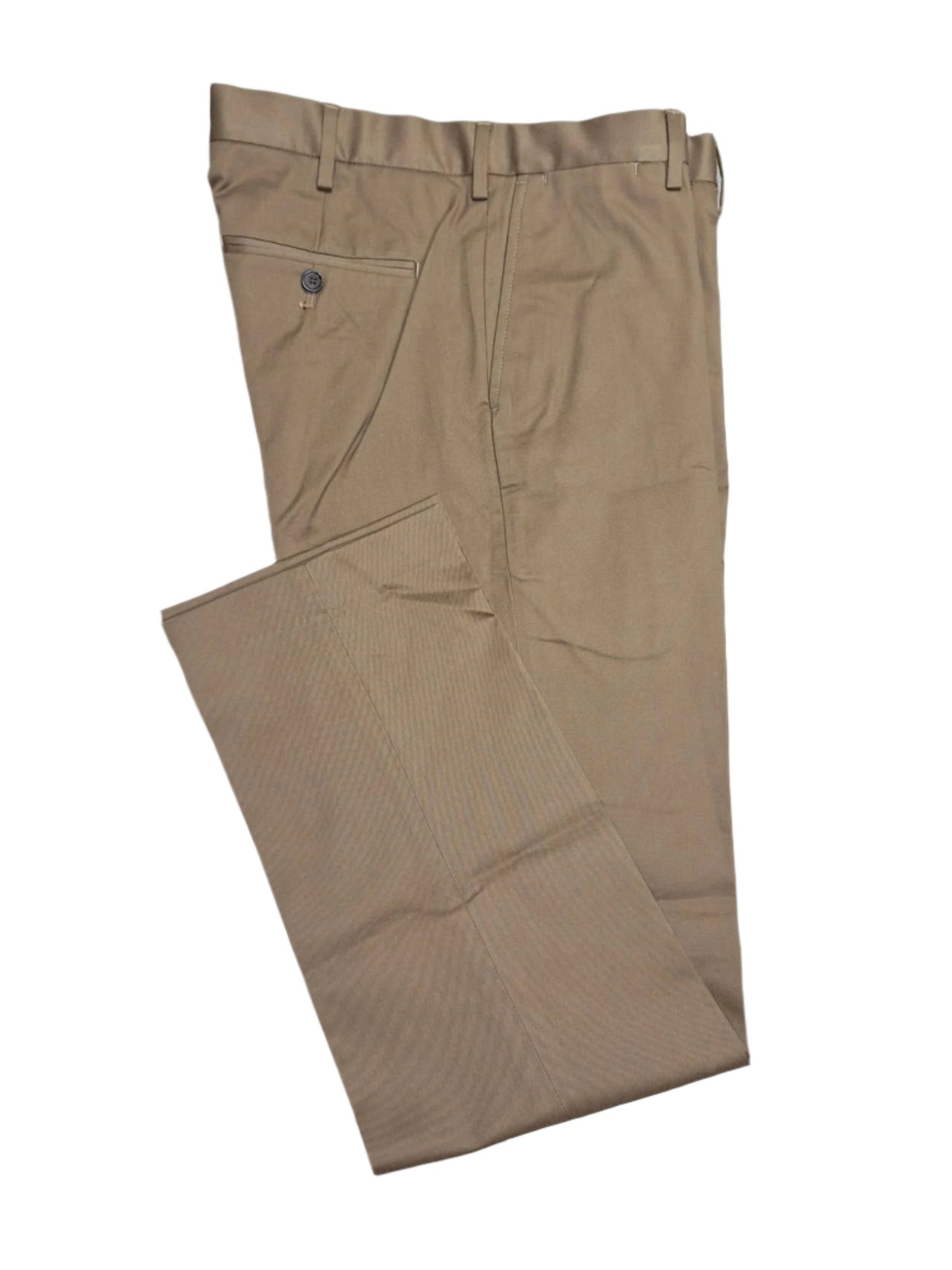 Lands' End Men's Tailored Fit No Iron Flat Front Twill Pants 31x31 NWOT