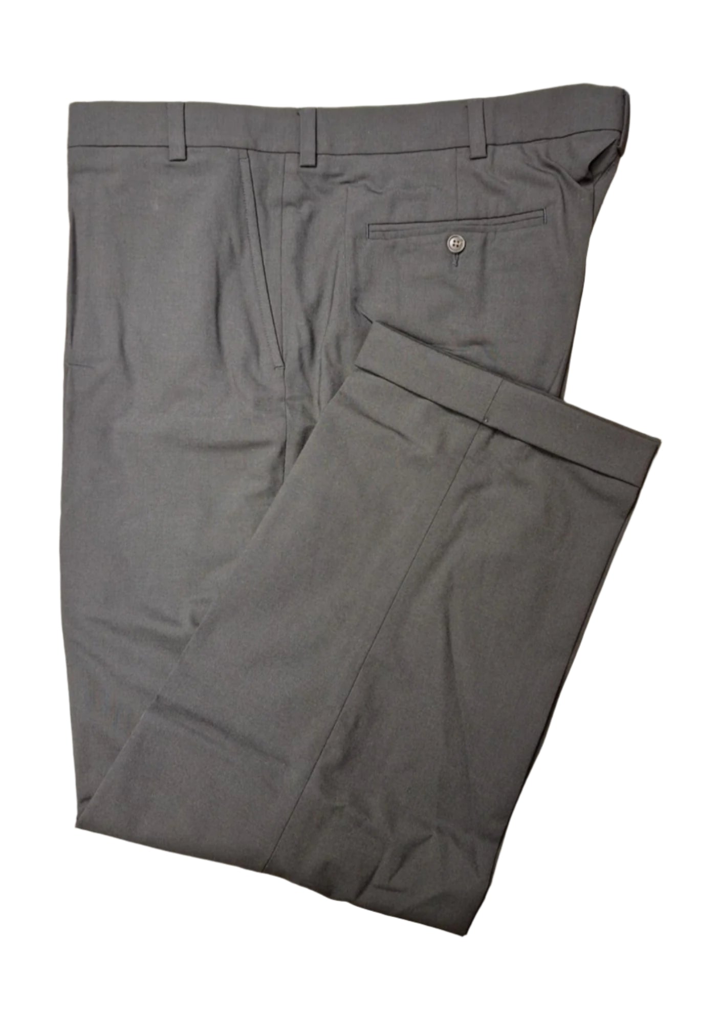 Lands' End Men's Comfort Stretch Traditional Fit Flat Front Trousers 42x29 NWOT