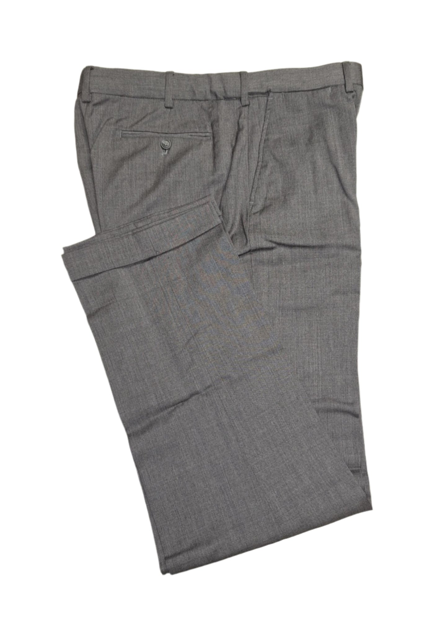 Lands' End Men's Comfort Stretch Traditional Fit Flat Front Trousers 35x33 NWOT