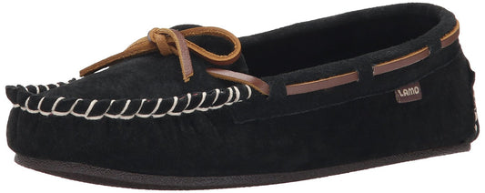 Women's Lamo Suede Sabrina Moc II Moccasins - Black - 10 - NIB