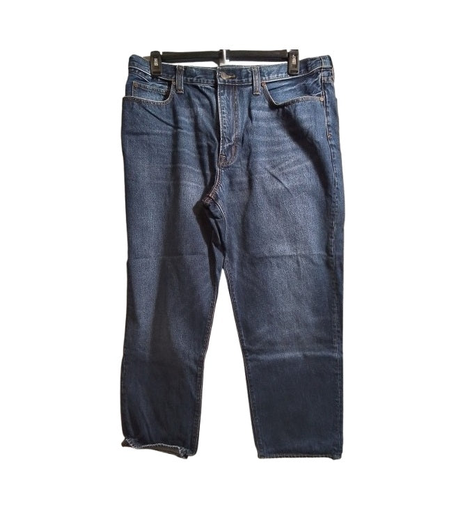 Lands' End Men's Ringspun Traditional Fit Comfort Waist Jeans 38x28 NWOT