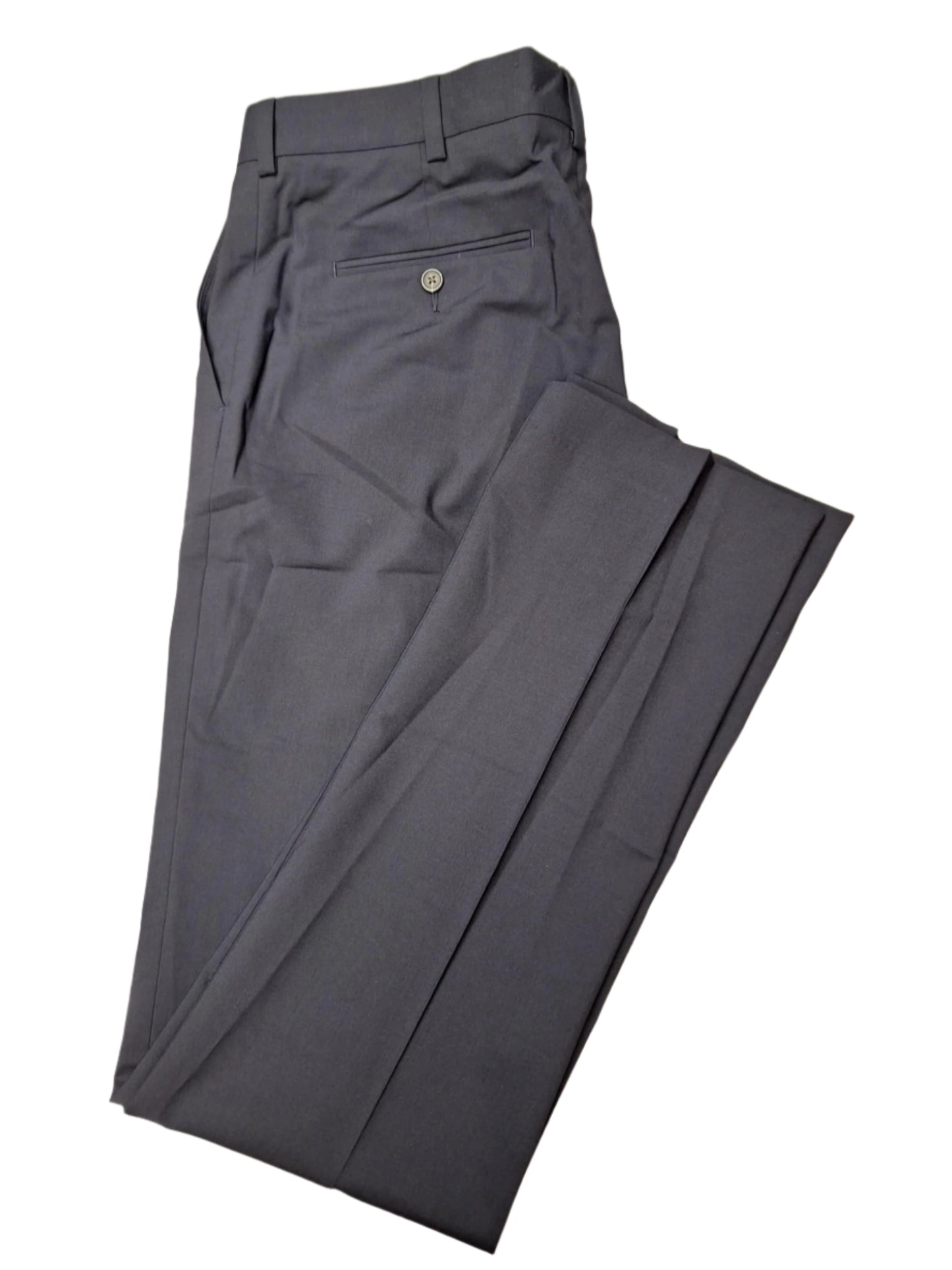 Lands' End Men's Comfort Stretch Tailored Fit Wool Pants 34x36 NWOT