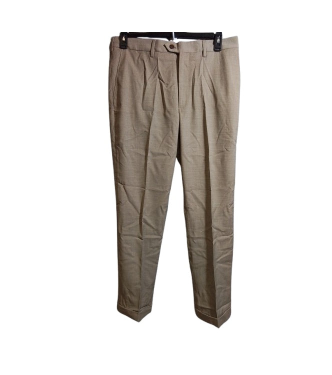 Lands' End Mens Traditional Fit Stretch Wool Dress Pants 34x31 NWOT