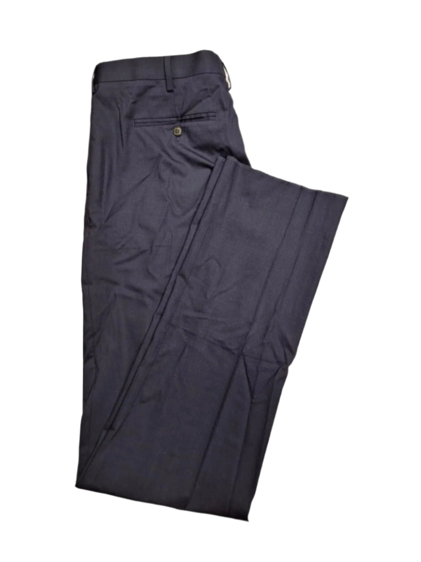 Lands' End Men's Traditional Fit Stretch Wool Pants 37 UNHEMMED NWOT