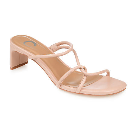 Women's Journee Collection Rianne Pump Sandals - Blush - 8.5 - NIB
