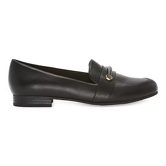 Women's Liz Claiborne Trish Loafers - Black - 8W - NIB