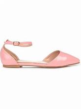 Women's Journee Collection Reba D'Orsay Flats - Pink - 9 - NIB