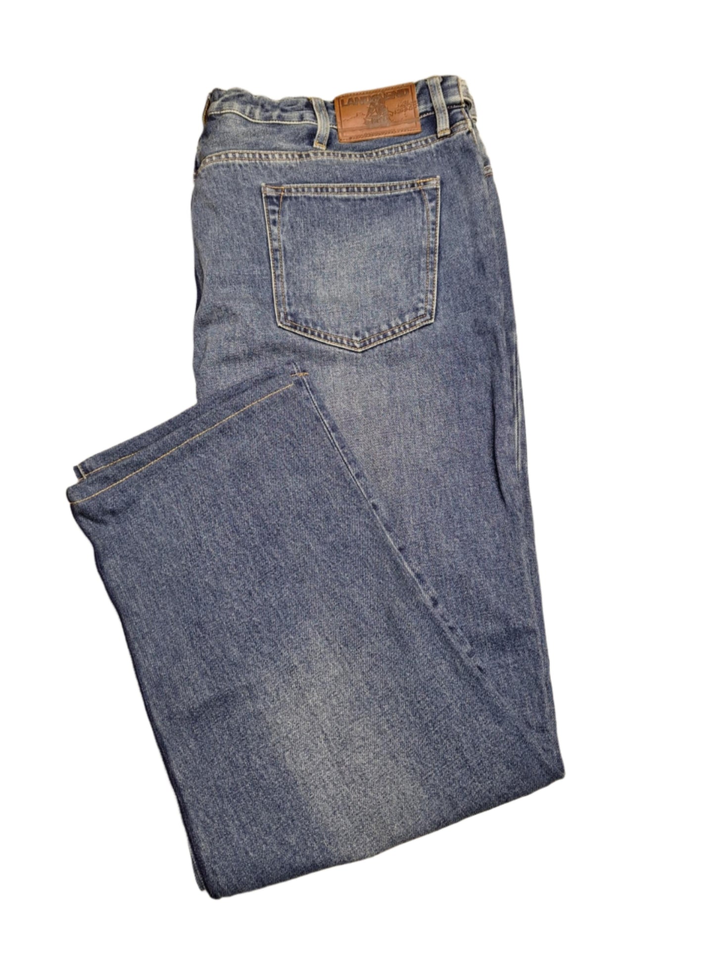 Lands' End Men's Comfort Waist Jeans - Medium Wash - 37x33 - NWOT