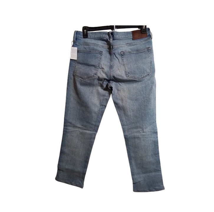 Lands' End Men's Straight Fit Stretch Jeans - Astern Wash - 33x29 - NWOT