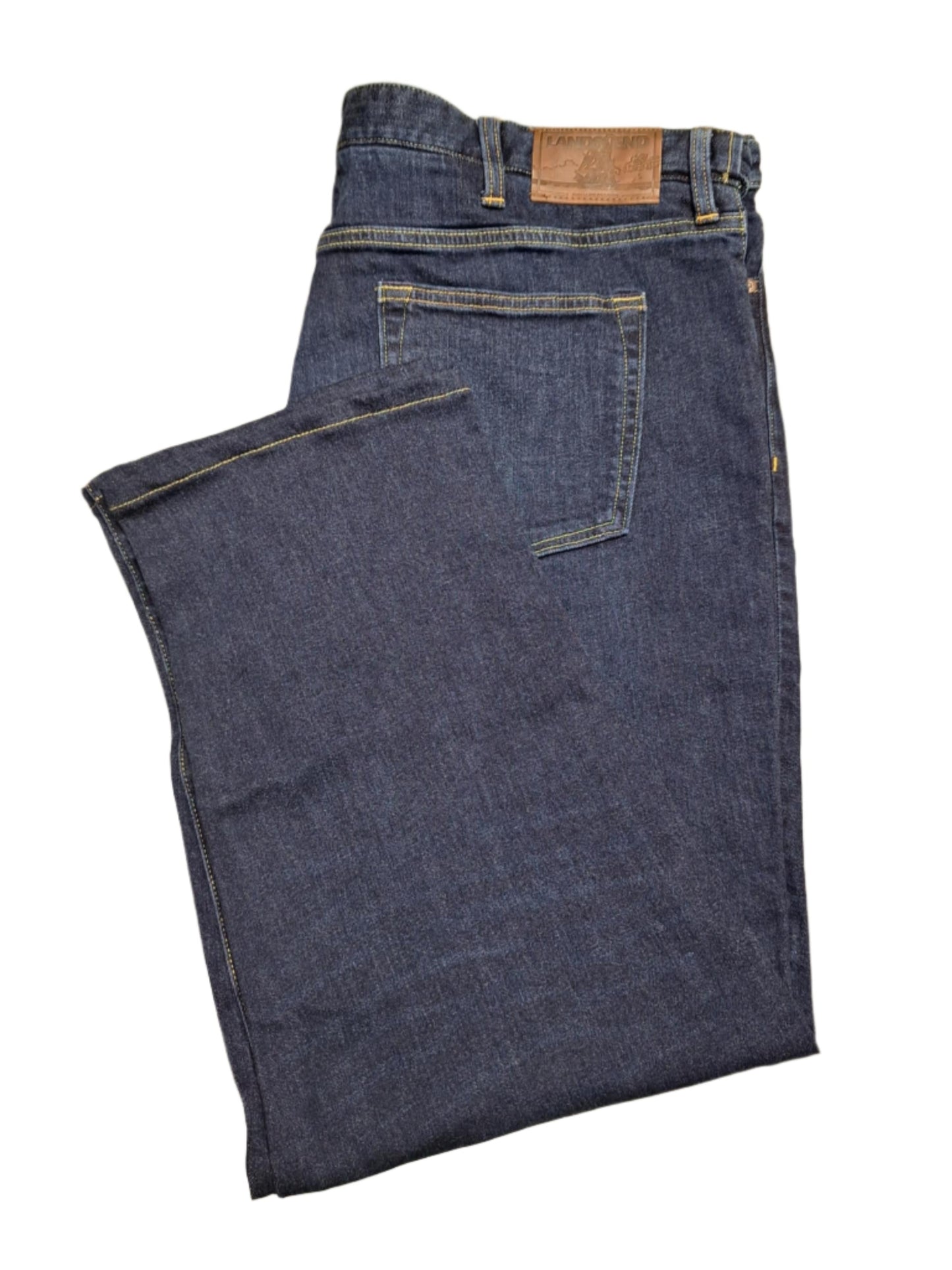 Lands' End Men's Comfort Waist Stretch Jeans 42x30 NWOT