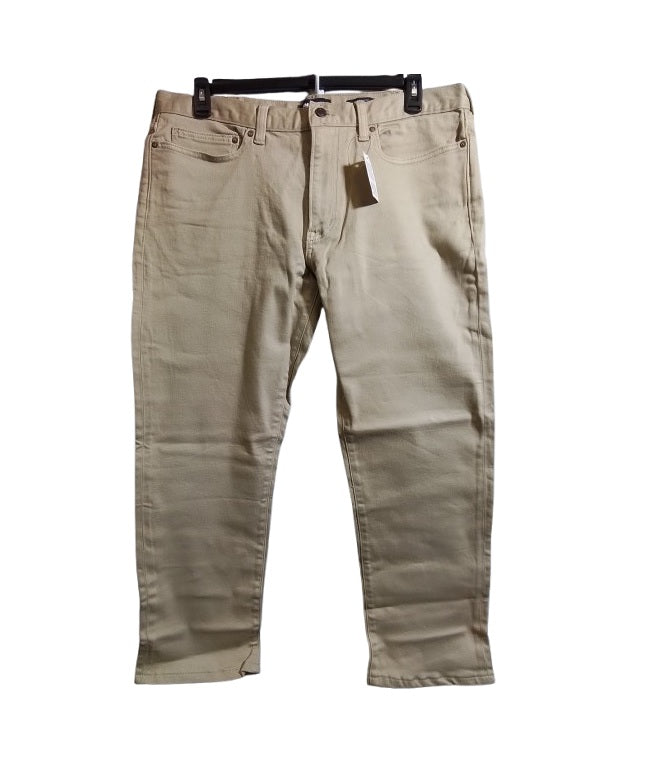 Lands' End Men's Straight Leg Stretch Color Denim Pants 37x29 NWOT