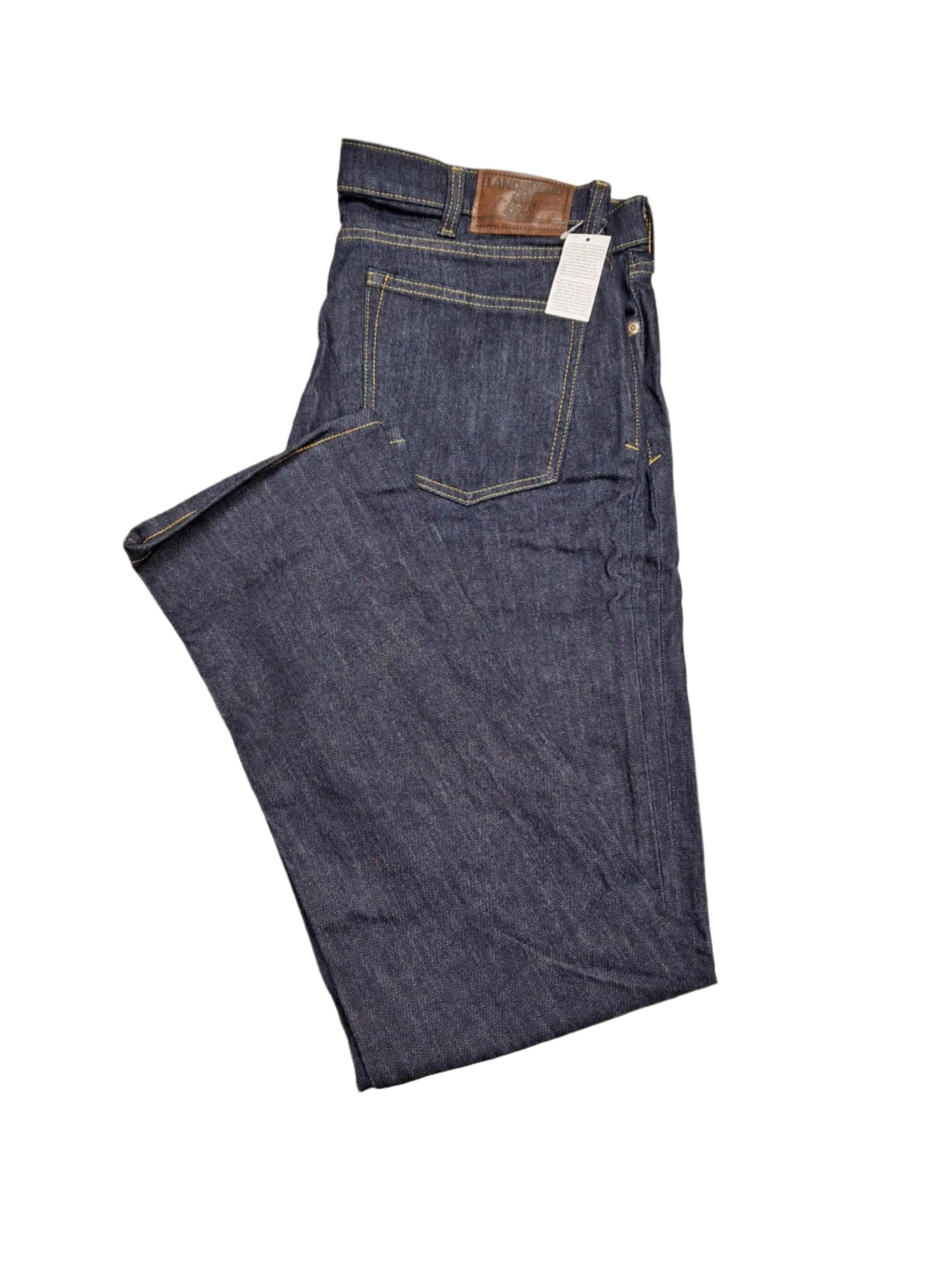 Lands' End Men's Straight Leg Stretch Jeans 37x33 NWOT