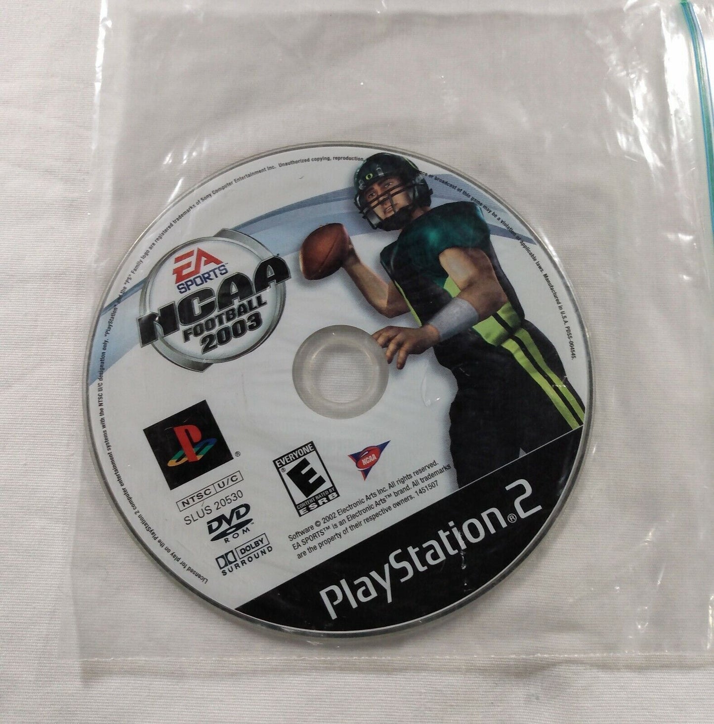 Playstation 2 NCAA Football 2003, 2005, 2006, 2007 Bundle