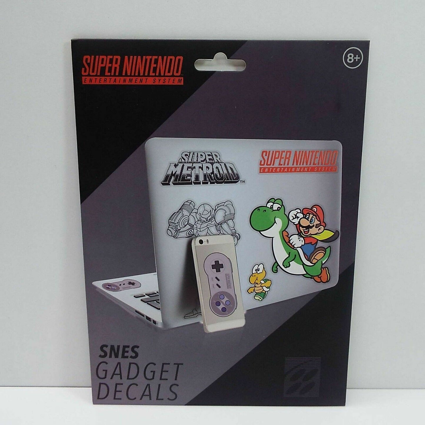 Officially Licensed Nintendo Retro Style SNES Gadget Decal Sticker Set