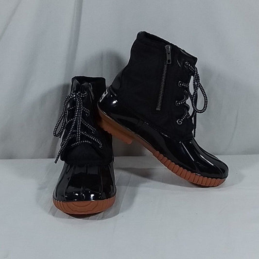 Women's Portland Boot Co. Quilted Duck Boot - Black - 8 - NIB