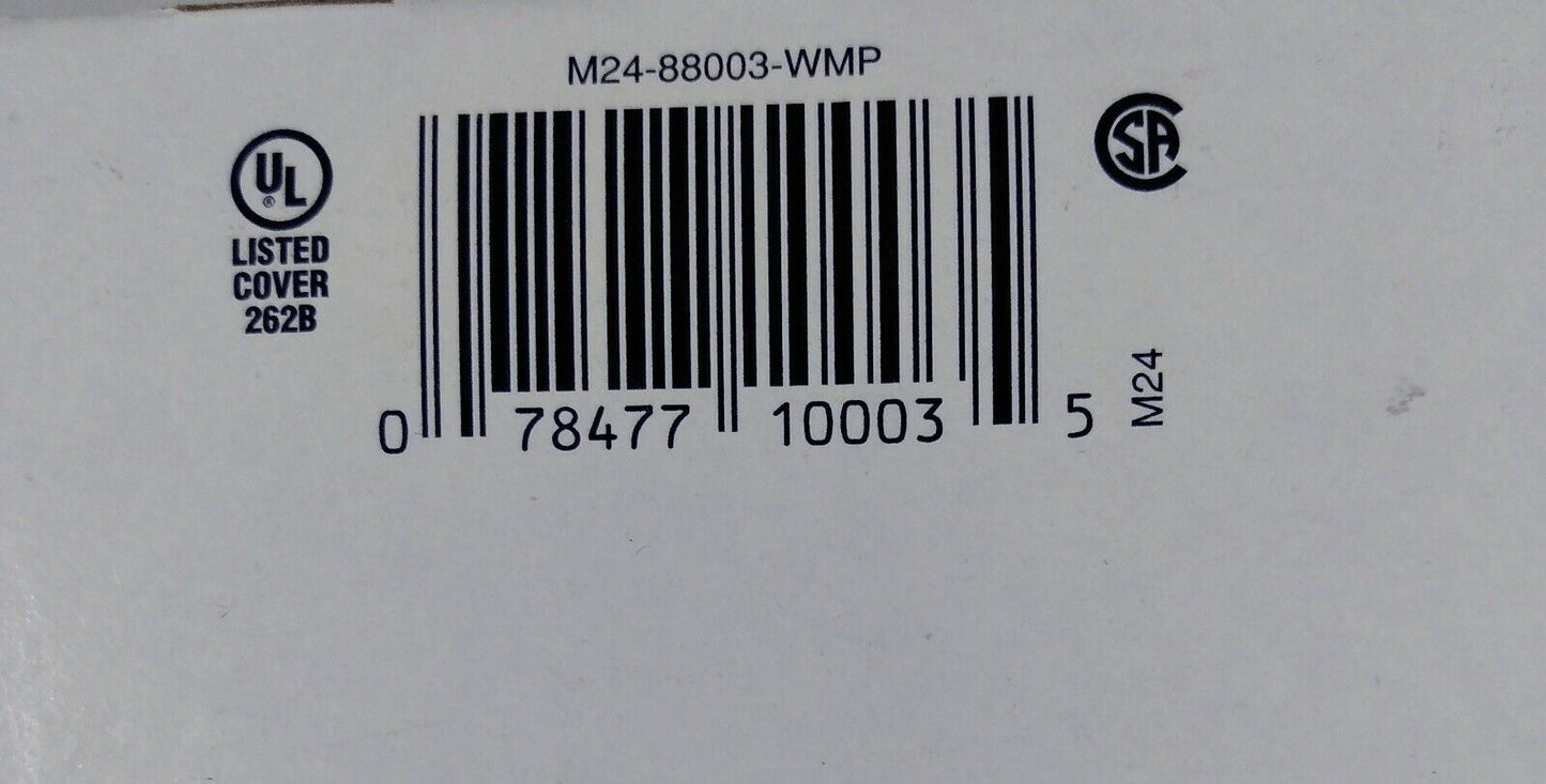 Leviton 10 pk Outlet Wall Plates-2 Boxes-White-88003-WMP