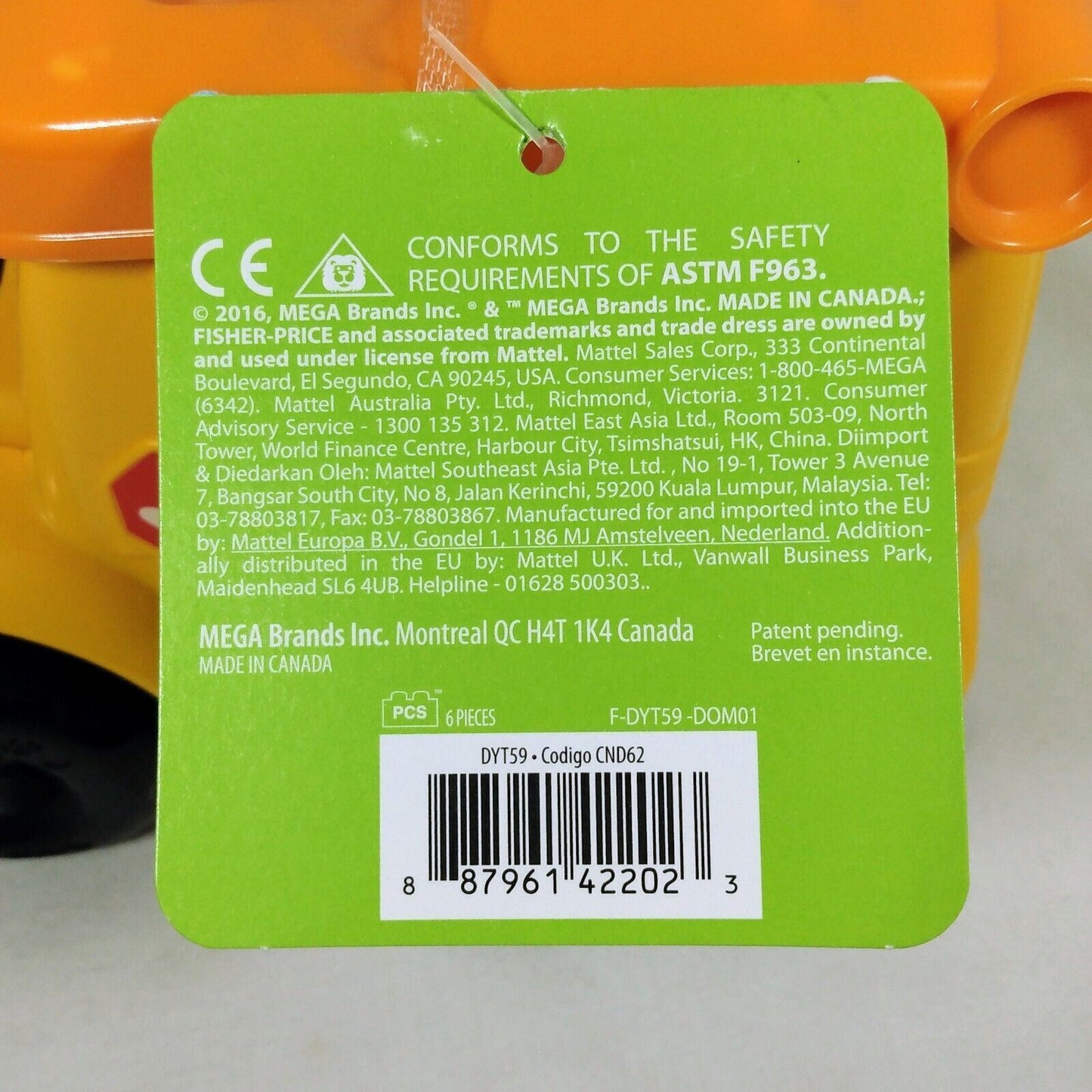 Fisher Price First Builders Mega Bloks School Bus Set-New-