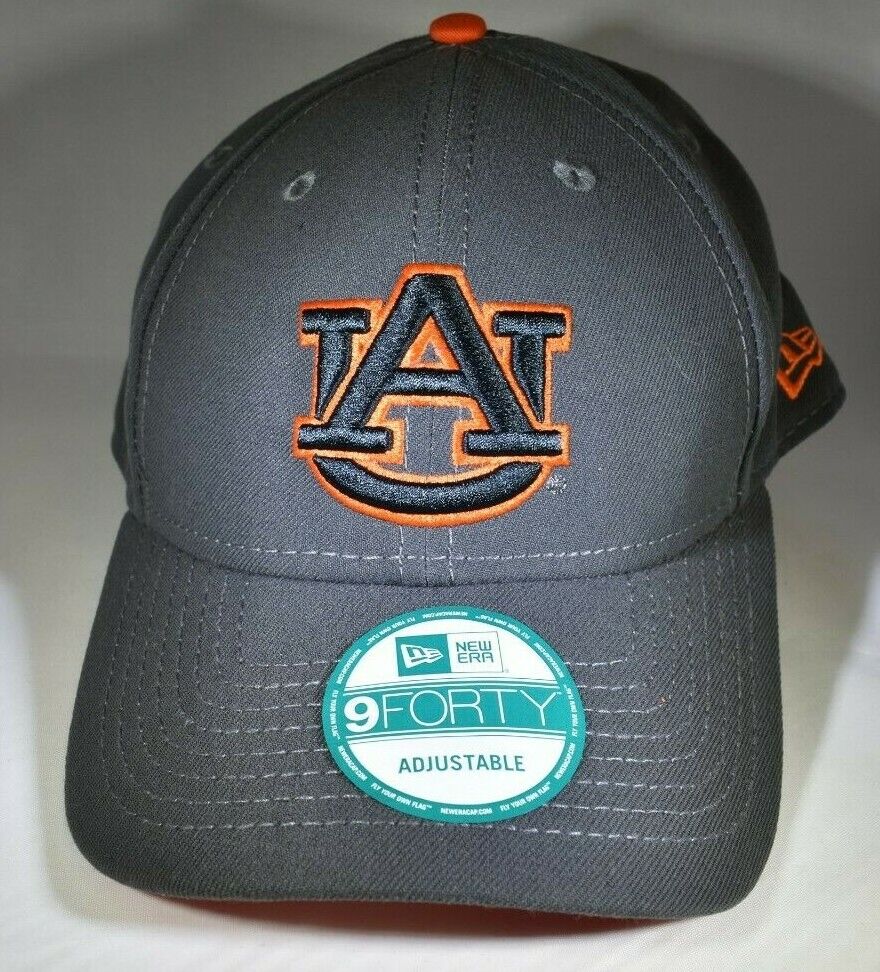 New Era Hat Collegiate University of Auburn Tigers- Gray- NWT- One Size