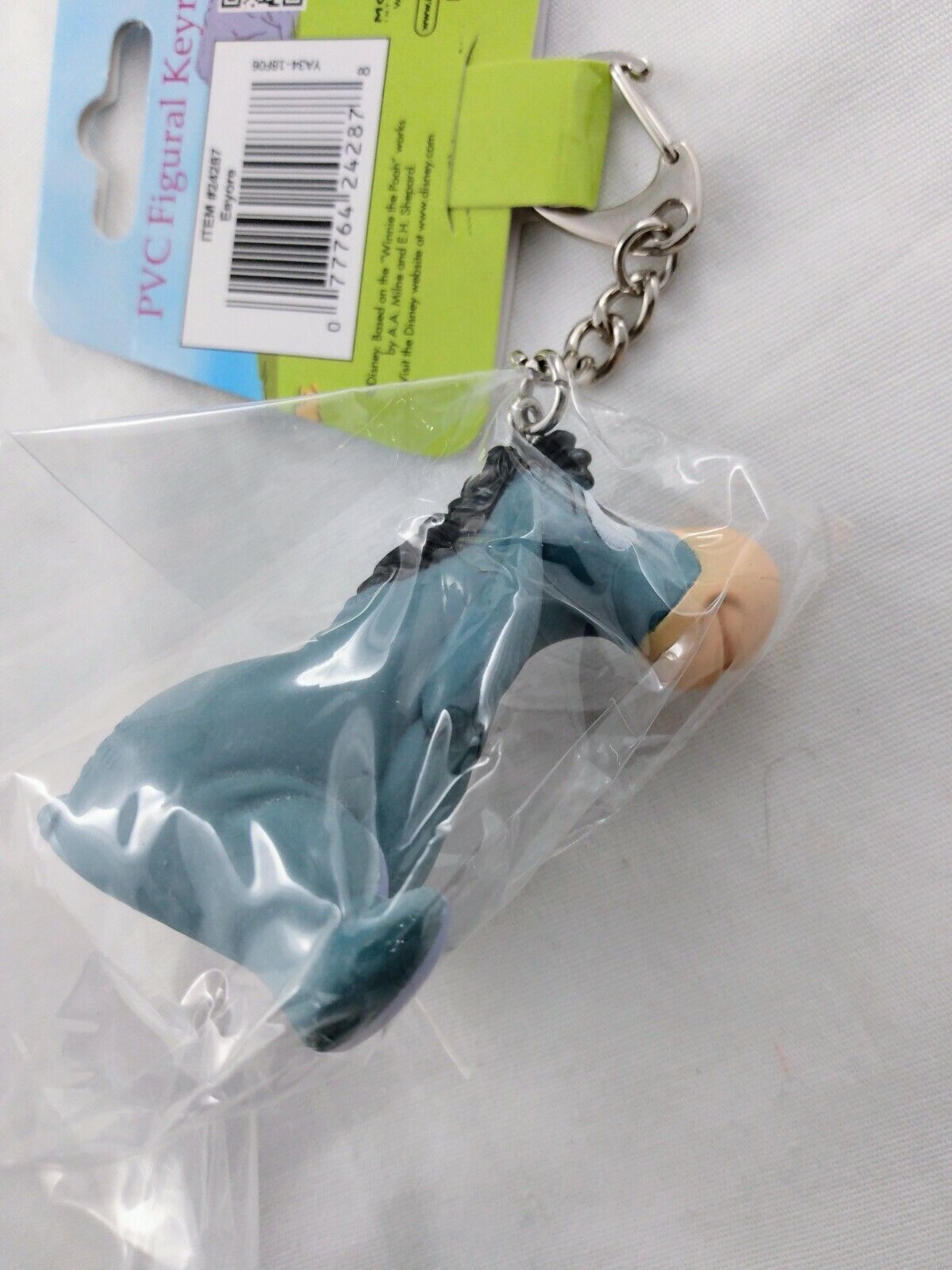 Winnie the Pooh Eeyore PVC Figurine Keychain-New-!!!
